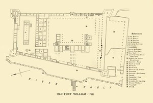 Altes Fort William, 1756, 1925 von Unbekannt