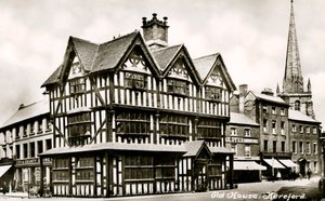 Altes Haus, Hereford, Herefordshire, frühes 20. Jahrhundert