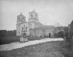 Alte spanische Mission, San Antonio, Texas, ca. 1897