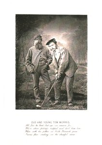 Alter und junger Tom Morris, um 1870