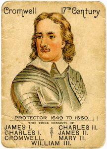 Oliver Cromwell 1599-1658, Lordprotektor von England, 1901-1910 von Unbekannt
