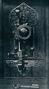Oliver Cromwells tragbares Stahlschloss, 17. Jahrhundert, 1904 von Unbekannt