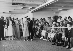An Bord der RMS Atlantis, ca. 1929-1939 von Unbekannt