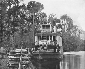 Am Ocklawaha-Fluss, Florida, USA, ca. 1900