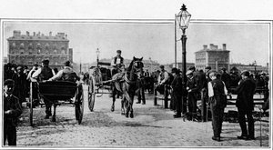 Auf den Steinen, Islington Viehmarkt, London, um 1902-1903 von Unbekannt