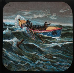 Auf dem Weg zum Wrack, um 1900 von Unbekannt