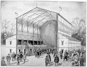 Eine der großen Attraktionen von Vincennes, Paris, 1900