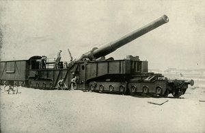 Einer der Monster-Britischen Kanonen, 1919