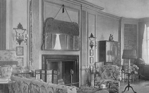 Eine Seite des Salons, Haus von Mrs. WK Vanderbilt, New York, 1924 von Unbekannt