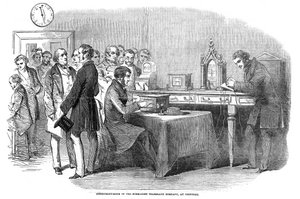 Eröffnung der Telegraphenverbindung London-Paris 1851