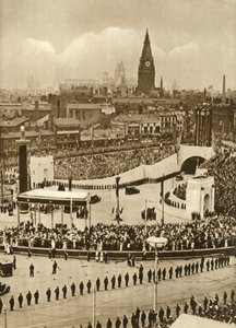 Eröffnung des Mersey-Tunnels, Liverpool, 18. Juli 1934, 1935 von Unbekannt