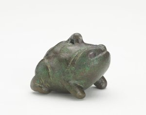 Ornament in Form einer Kröte, Han-Dynastie