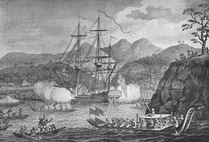 Otaheite kapitulierte vor Kapitän Wallis, 1773, 1904