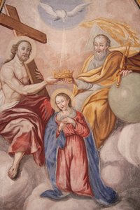 Unsere Liebe Frau von der Himmelfahrt Kirche. Mariä Krönung, Cordon, Frankreich von Unbekannt