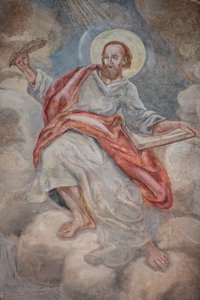 Unsere Liebe Frau von der Himmelfahrt Kirche. Heiliger Lukas, Cordon, Frankreich von Unbekannt