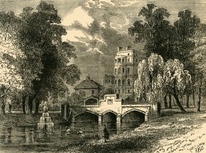 Ausfluss von Westbourne, um 1876