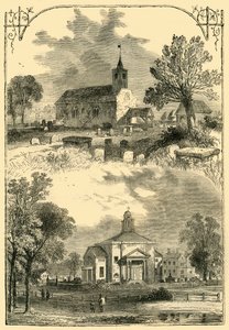 Paddington Kirche: 1750 und 1805 von Unbekannt