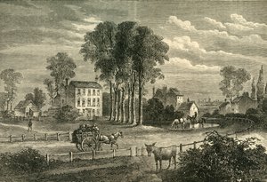 Paddington Green im Jahr 1750, um 1876