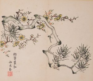 Seite aus Shi Zhu Zhai