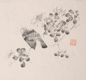 Seite aus Shi Zhu Zhai von Unbekannt