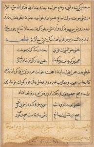 Seite aus Geschichten eines Papageis Tuti-nama: Textseite, ca. 1560