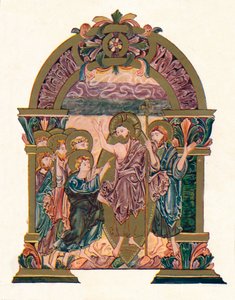 Seite aus dem Benedictional von St. Ethelwold von Unbekannt