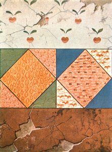 Gemalte Dekoration in der Stasovsky-Krypta, Kimmerischer Bosporus, Kertsch, 1928 von Unbekannt