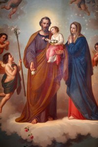 Gemälde im Santuario di Maria Ausiliatrice, Valdocco, Turin, Italien von Unbekannt