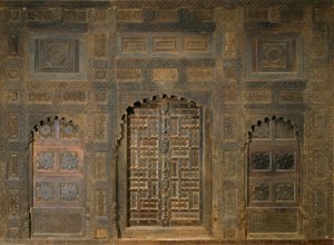 Palastfassade (Palast von Sayyed Akbar Shah, König von Swat 1835-57) von Unbekannt