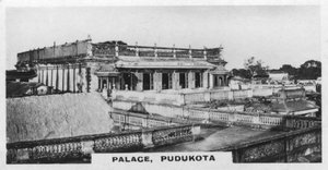 Palast, Pudukottai, Tamil Nadu, Indien