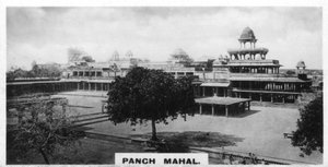 Panch Mahal, Fatehpur Sikri, Agra, Indien, um 1925 von Unbekannt