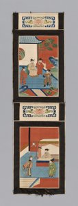 Paneel für einen Bildschirm, China, Qing-Dynastie 1644-1911, 1875-1900 von Unbekannt