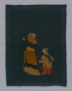Paneel-Möbelstoff, China, Kangxi-Periode, Qing-Dynastie 1644-1911, 1800-1850 von Unbekannt