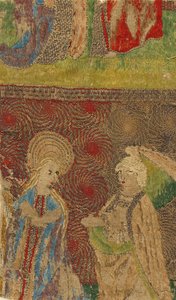 Tafel mit der Jungfrau und Gabriel Annunciate, deutsch, 15. Jahrhundert von Unbekannt