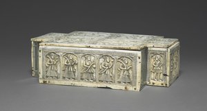 Paneele aus einer Box, um 1700