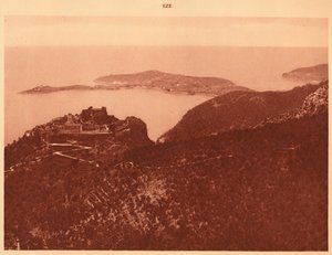 Panorama und Cap Ferrat gesehen von der Grande Corniche, Eze, 1930