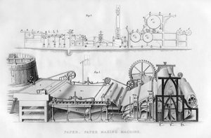 Papiermaschine, 1866