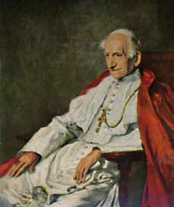 Papst Leo XIII. 1810-1903 - Gemälde von Fülöp, 1934