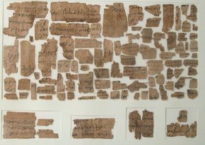 Papyrusfragmente, koptisch, 7. Jahrhundert von Unbekannt