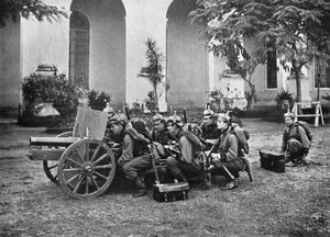 Paraguayische Artillerie, Paraguay, 1911