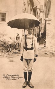 Parawallah einheimischer Polizist Kalkutta, ca. 1900