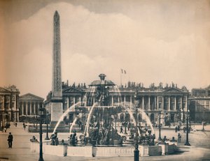Paris - La Place De La Concorde, ca. 1910