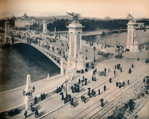 Paris - Le Pont Alexandre III, ca. 1910 von Unbekannt