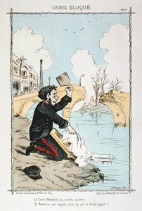 Paris belagert, 1870-1871 von Unbekannt