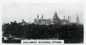 Parlamentsgebäude, Ottawa, Kanada, ca. 1920er von Unbekannt