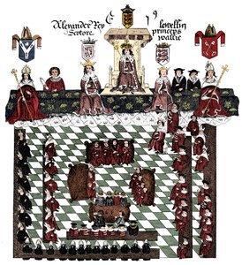 Parlament von Edward I., 13. Jahrhundert, um 1905 von Unbekannt