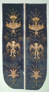 Teil eines Kaselrückens, um 1500