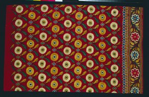 Teil eines Rockes Ghagra, 1800er - frühe 1900er Jahre von Unbekannt