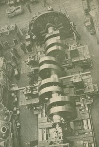 Teil der Kurbelwelle der M.V. Britannic White Star, 27.000 Tonnen, um 1930 von Unbekannt