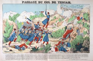 Passage du Col Teniah, Eroberung Algeriens, 12. Mai 1840, Frankreich 19. Jahrhundert von Unbekannt